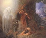 Edward Henry Corbould,RI,RWS Saul and the Witch of Endor (mk46) oil painting reproduction